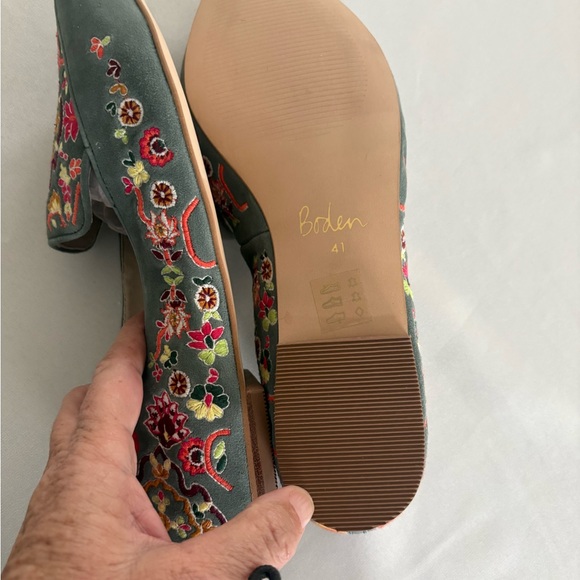 Boden NEW embroidered loafers NEW 41 (9.5)Beautiful flats for spring. Gorgeous - Picture 9 of 10